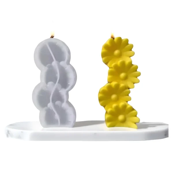 قالب ورد شموع