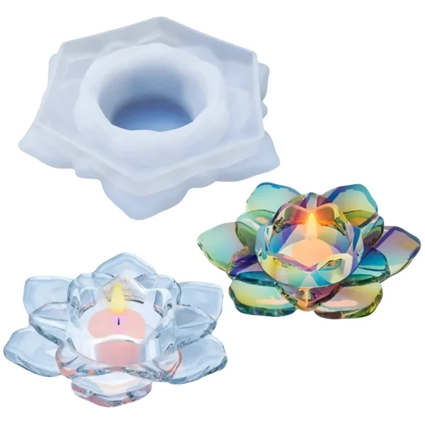 قالب زهرة لوتس مفتَحة