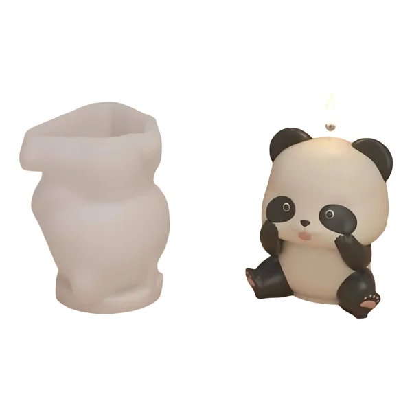 قالب باندا شموع