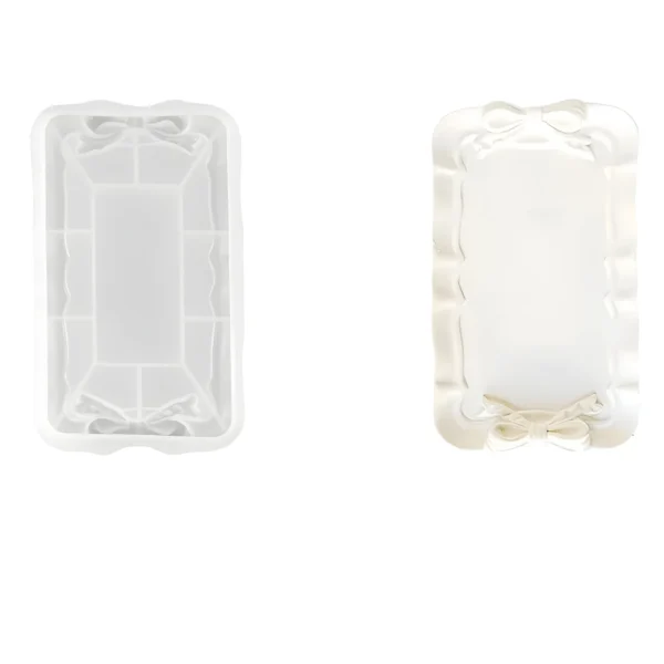 قالب طبق فيونكة مستطيل