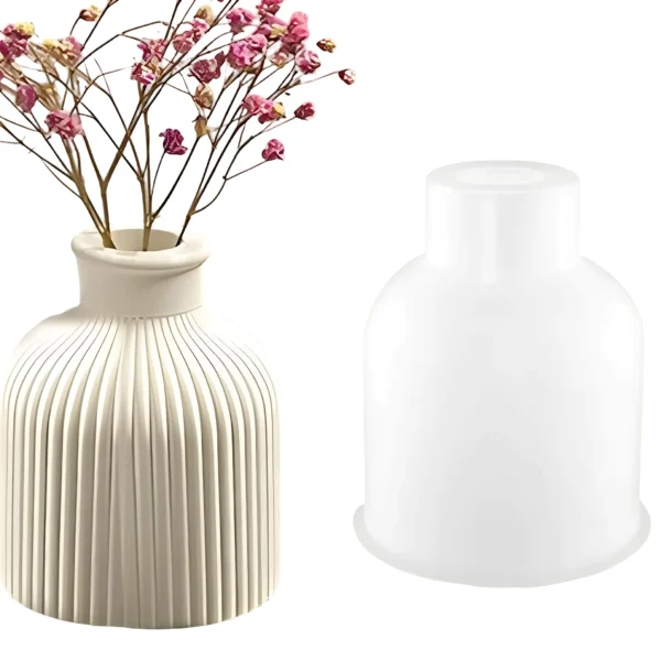 قالب فازة مضلعة 10سم