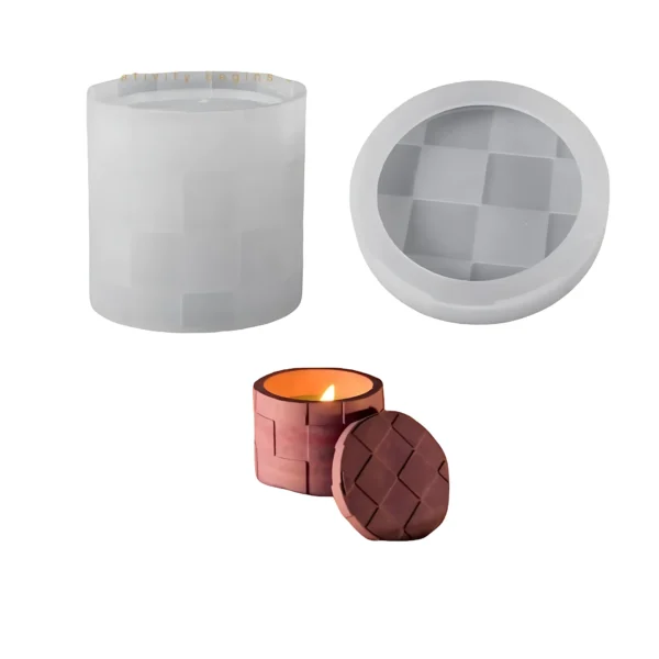 قالب علبة مدورة مكعبات