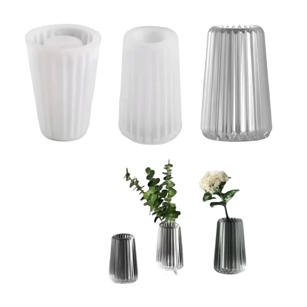 قالب فازة مخططة 15سم