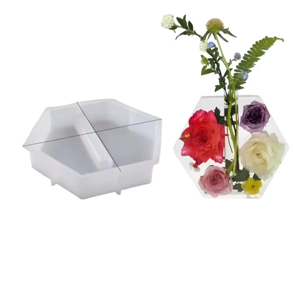 قالب فازة تيوب شكل سداسي